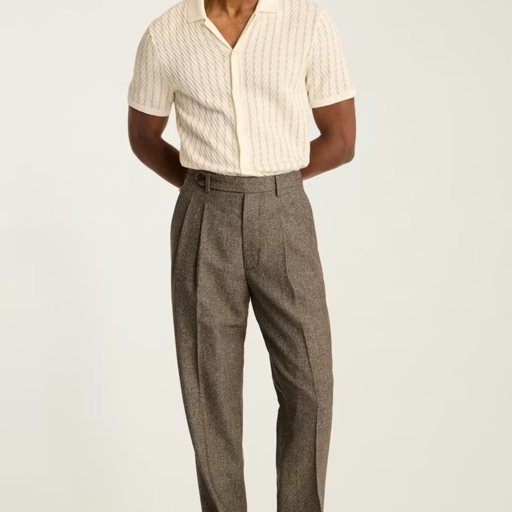 Bonobos Pleated Wool Trouser